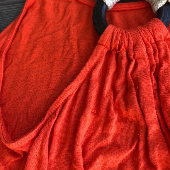 Orange boho top size S - Picture 5 of 7